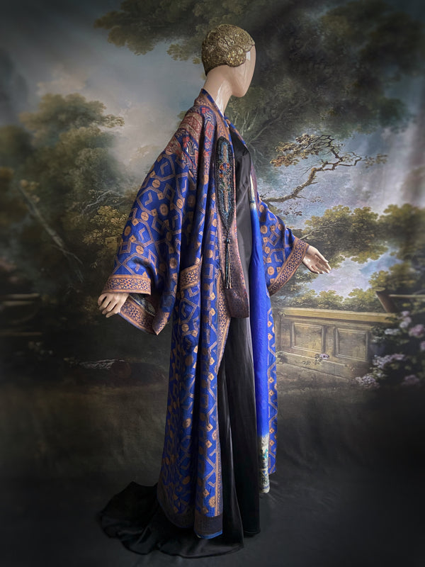 Silk Kimono Dressing Robe | Unique Robes From Vintage Textiles ...