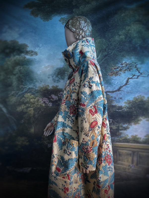Cotton Kimono Dressing Robe | Unique Robes From Vintage Textiles ...