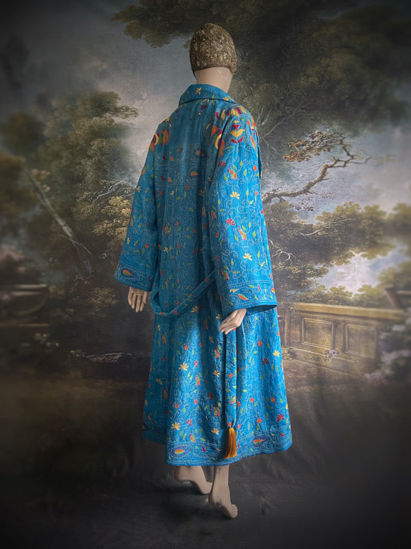 Kantha Silk Robe| Unique Dressing Robes Created From Vintage Textiles ...