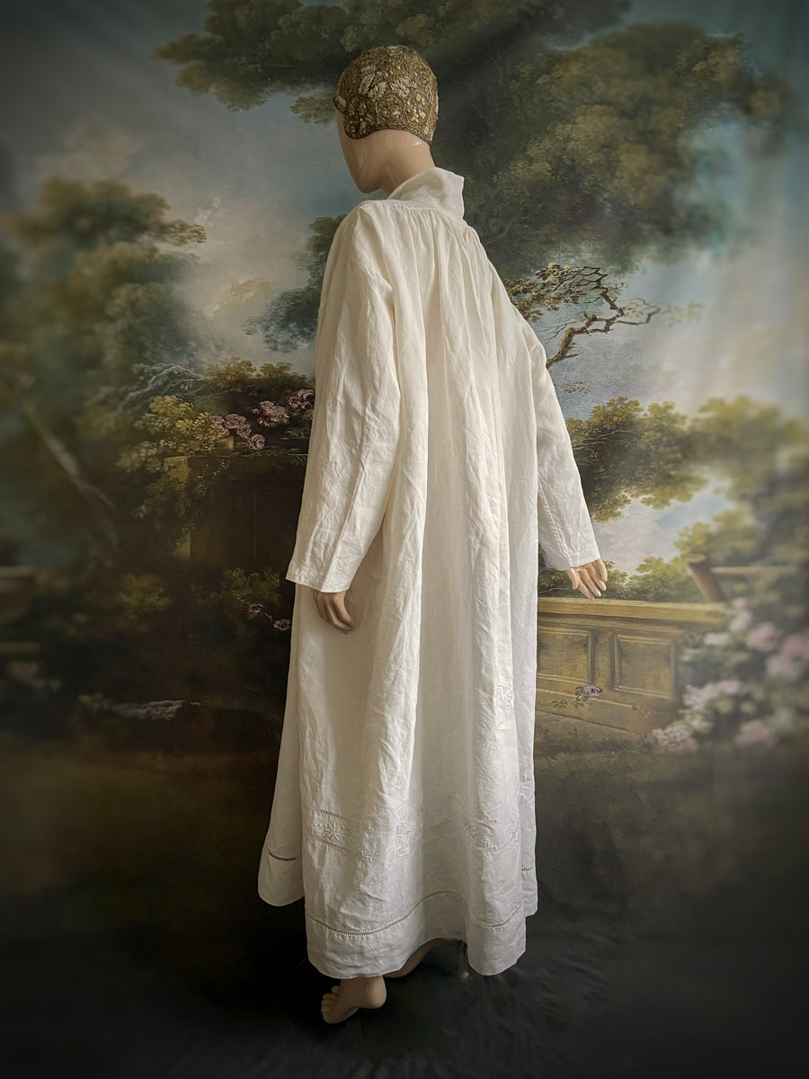 Linen Dressing Robe | Unique Robes From Vintage Textiles – Pavilion Parade