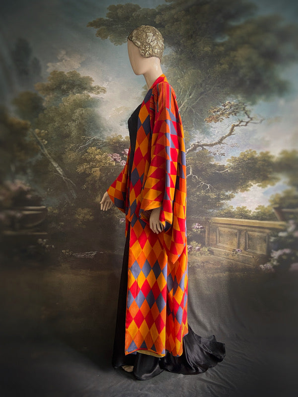 Silk Kimono Dressing Robe | Unique Robes From Vintage Textiles ...