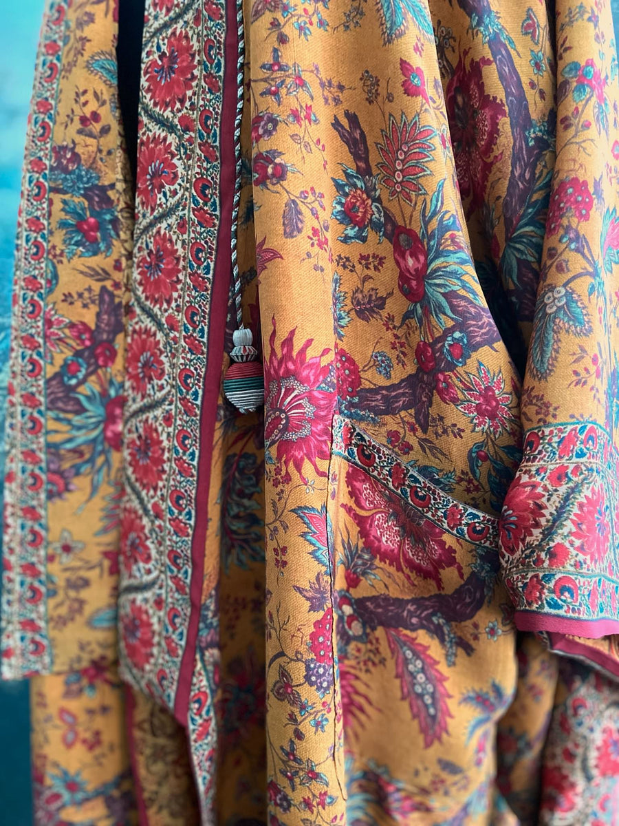 Silk Kimono Dressing Robe | Unique Robes From Vintage Textiles ...