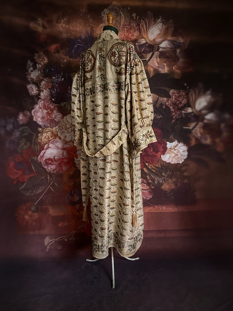 Kantha Silk Robe| Unique Dressing Robes Created From Vintage Textiles ...